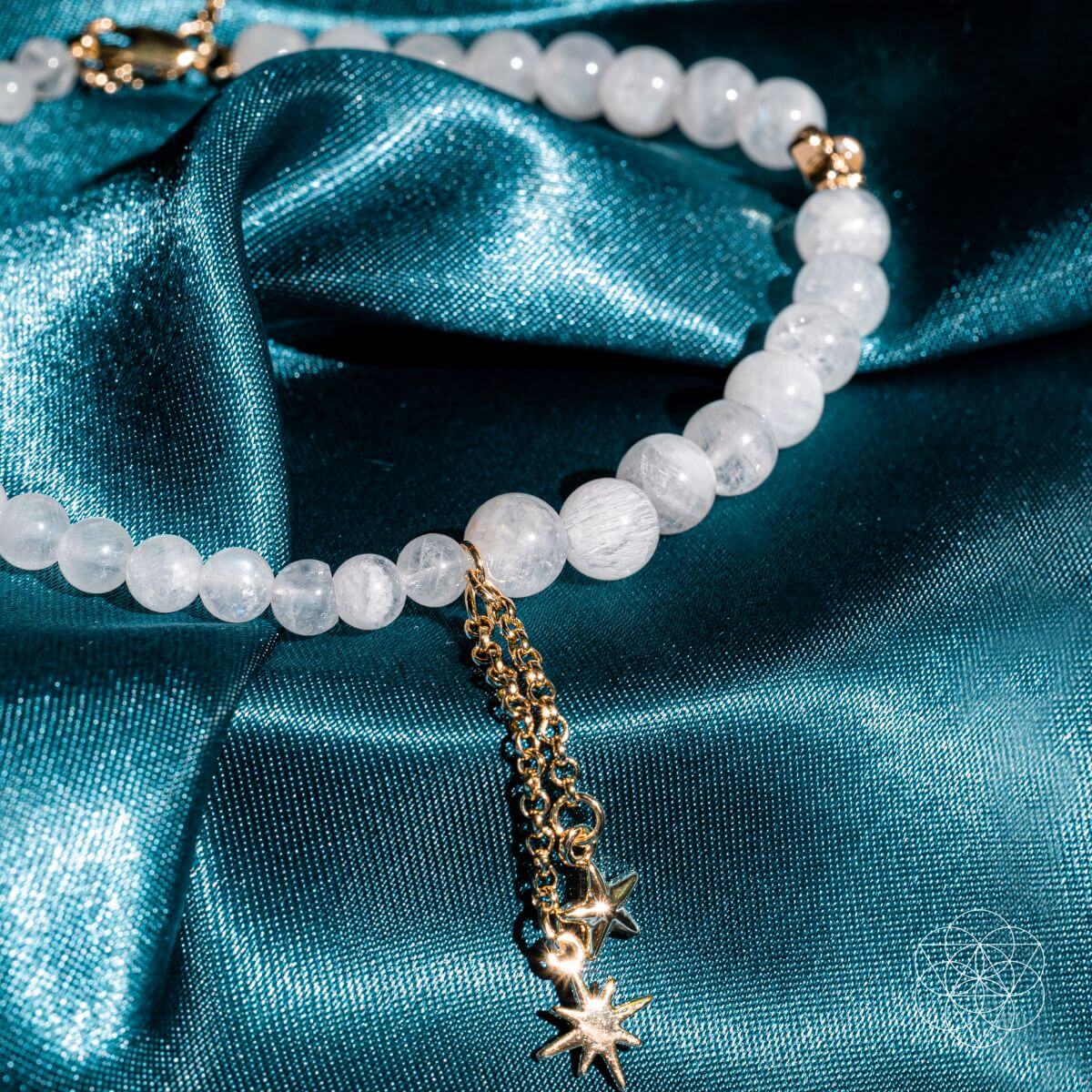 Divine Intuition - Moonstone Anklet and Earrings Set - Pileggi on the Square Salon Powered by Gatto Salon Group