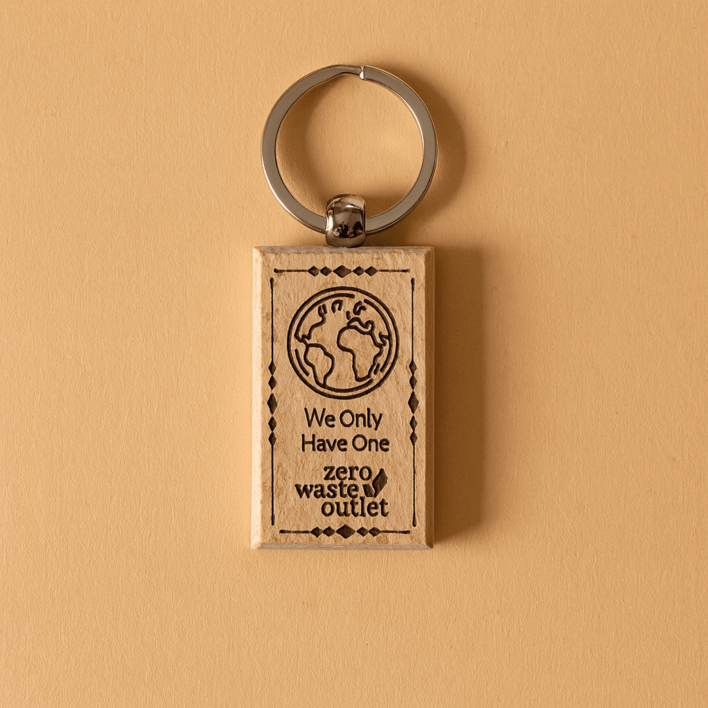 "Don't Forget Reusable Bags" Wooden Keychain - Pileggi on the Square Salon Powered by Gatto Salon Group