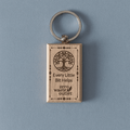 "Don't Forget Reusable Bags" Wooden Keychain - Pileggi on the Square Salon Powered by Gatto Salon Group