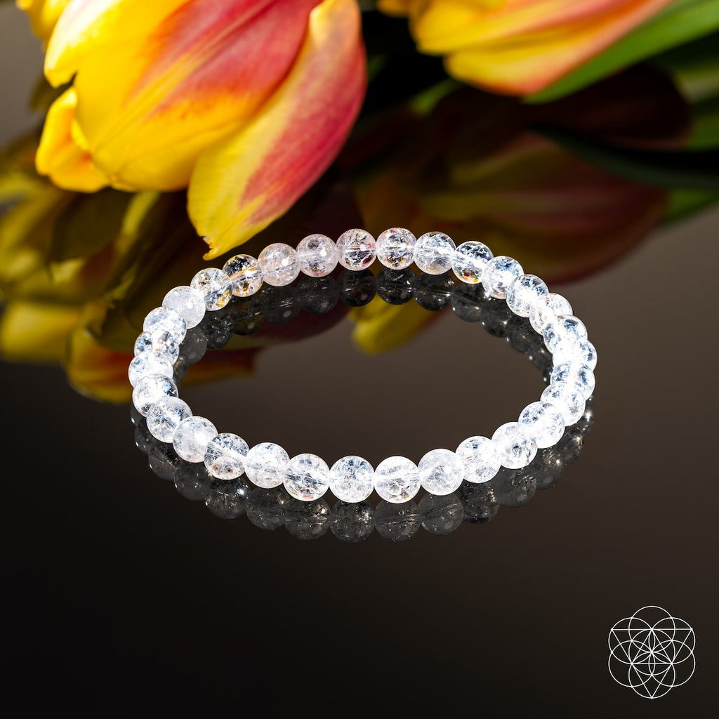 Emotional Ice Bath – The Ice Quartz Bracelet | 6mm - Pileggi on the Square Salon Powered by Gatto Salon Group