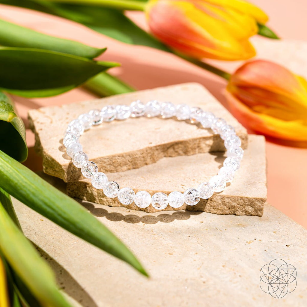 Emotional Ice Bath – The Ice Quartz Bracelet | 6mm - Pileggi on the Square Salon Powered by Gatto Salon Group