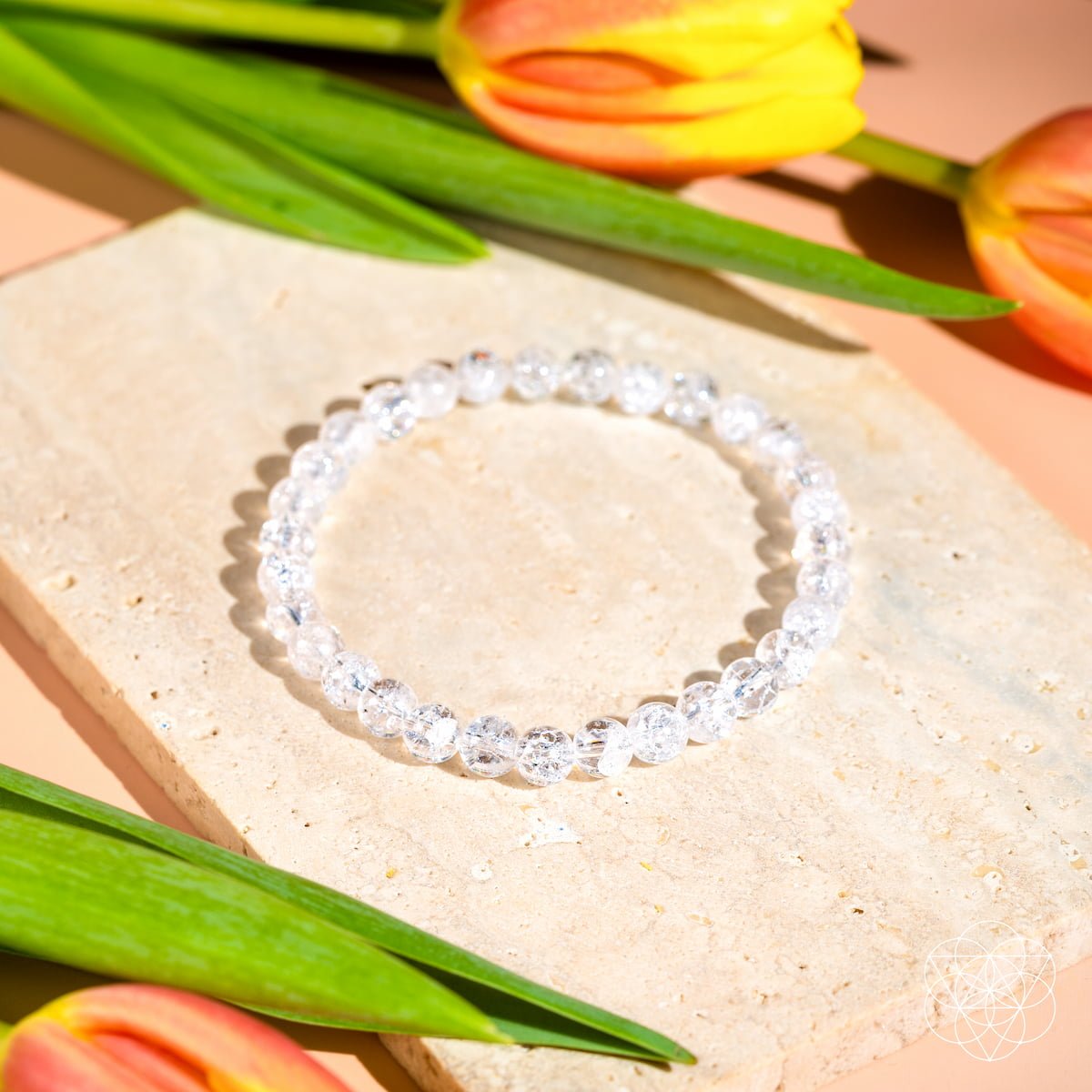 Emotional Ice Bath – The Ice Quartz Bracelet | 6mm - Pileggi on the Square Salon Powered by Gatto Salon Group