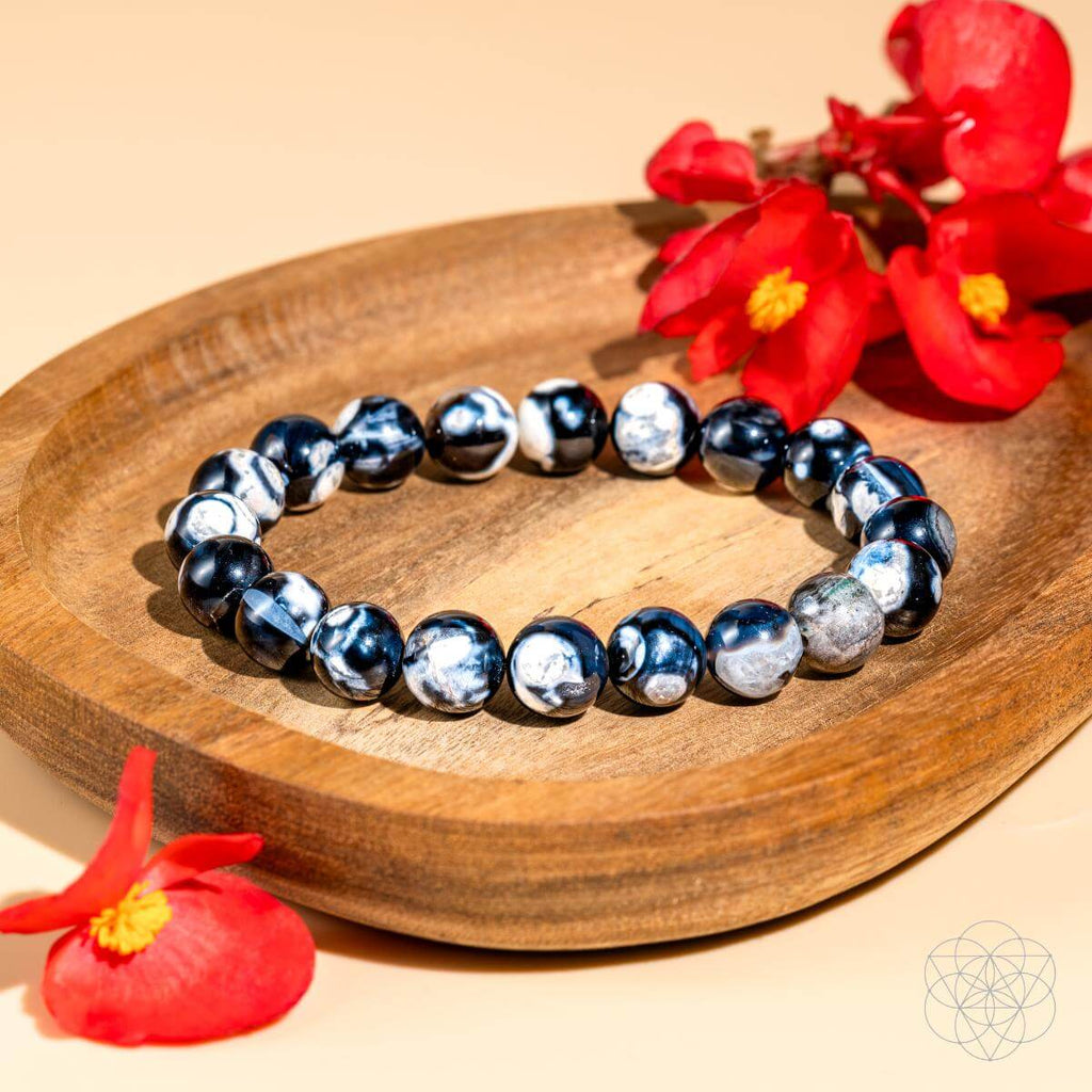 Exotic Orca Agate Bracelet of Deep Healing - Pileggi on the Square Salon Powered by Gatto Salon Group