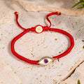 Eye of Spiritual Protection - Four - Strand Red String Bracelet - Pileggi on the Square Salon Powered by Gatto Salon Group