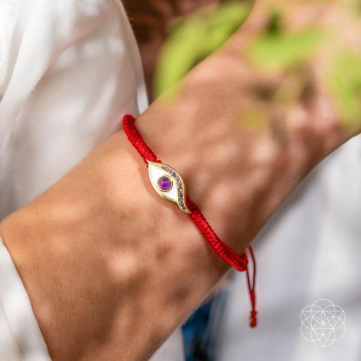 Eye of Spiritual Protection - Four - Strand Red String Bracelet - Pileggi on the Square Salon Powered by Gatto Salon Group