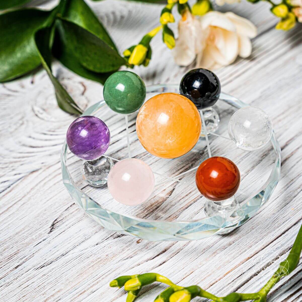 Feng Shui Crystal Ball Set - Pileggi on the Square Salon Powered by Gatto Salon Group