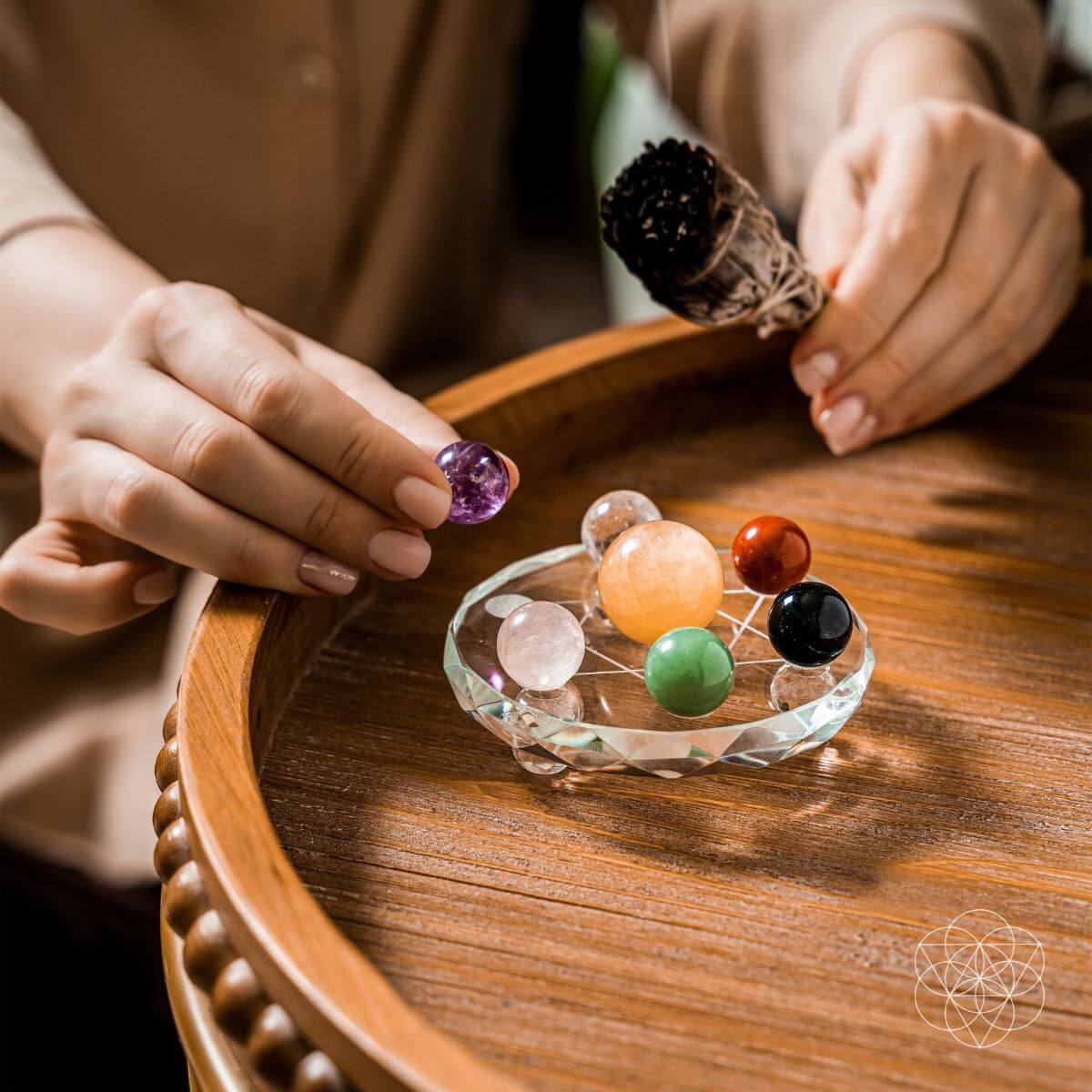 Feng Shui Crystal Ball Set - Pileggi on the Square Salon Powered by Gatto Salon Group
