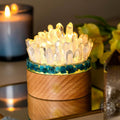 Find My Voice - Quartz & Apatite Lamp of Blooming Confidence - Pileggi on the Square Salon Powered by Gatto Salon Group