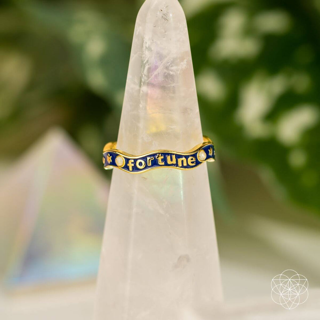 Fortune Magnet - Aquamarine Ring of Prosperity - Pileggi on the Square Salon Powered by Gatto Salon Group