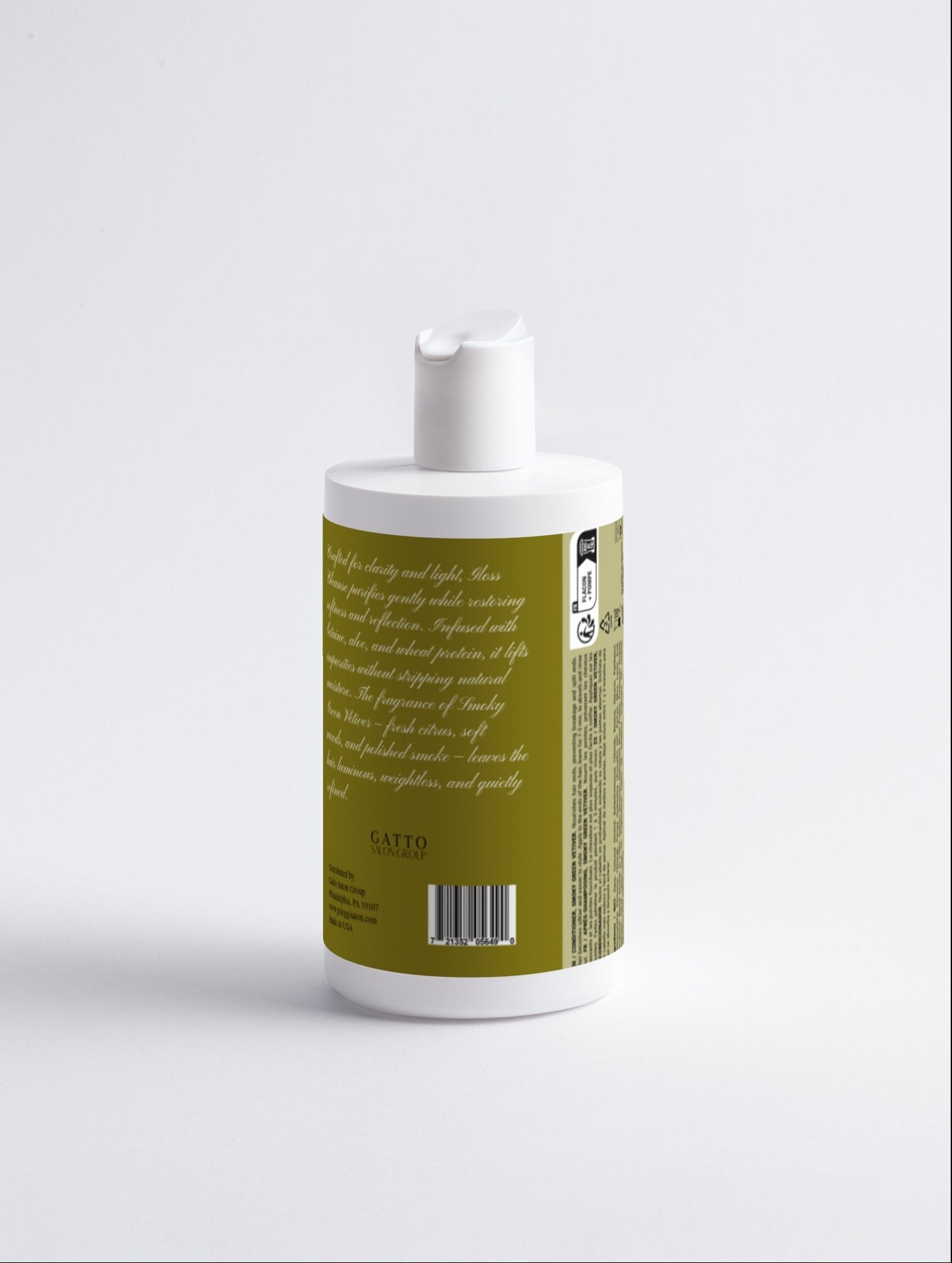 GLOSS CLEANSE SHAMPOO | SMOKY GREEN VETIVER - Revitalize Your Hair with Our Ultimate Gloss Cleanse Shampoo - Pileggi on the Square Salon