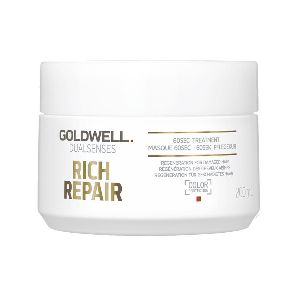 Goldwell DualSenses Rich Repair 60 Sec Treatment - Pileggi on the Square Salon Powered by Gatto Salon Group