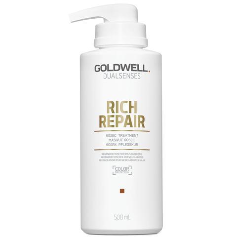 Goldwell DualSenses Rich Repair 60 Sec Treatment - Pileggi on the Square Salon Powered by Gatto Salon Group