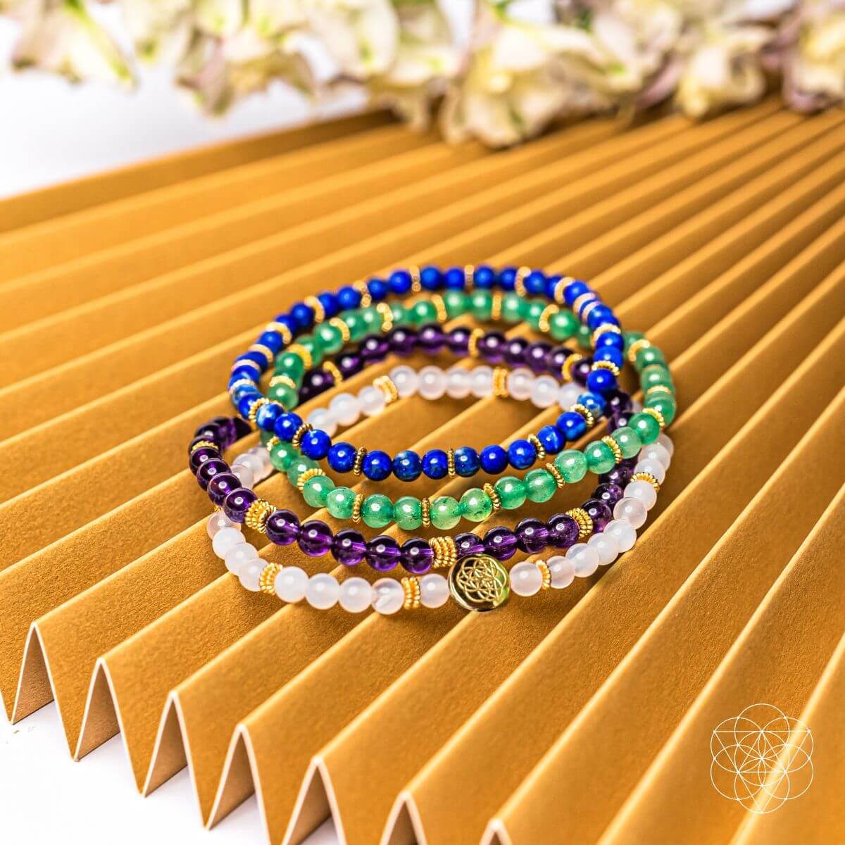 Good Karma Bracelet Set of Luck & Success Pack of 4 - Pileggi on the Square Salon Powered by Gatto Salon Group