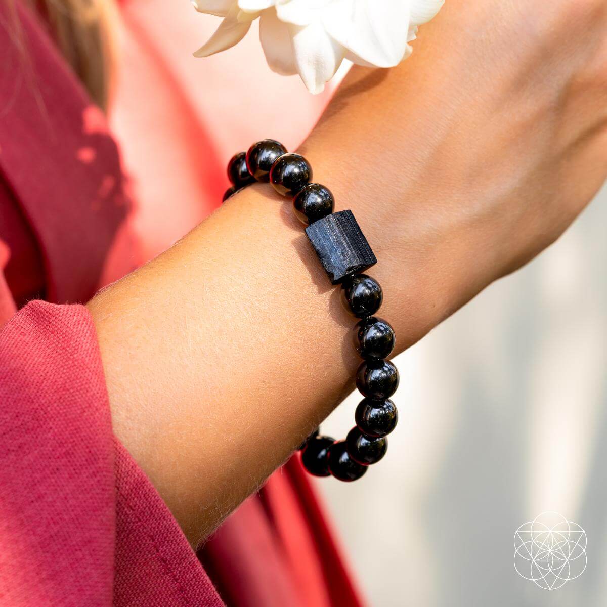 Habit Breaker - Black Obsidian & Tourmaline Bracelet - Pileggi on the Square Salon Powered by Gatto Salon Group