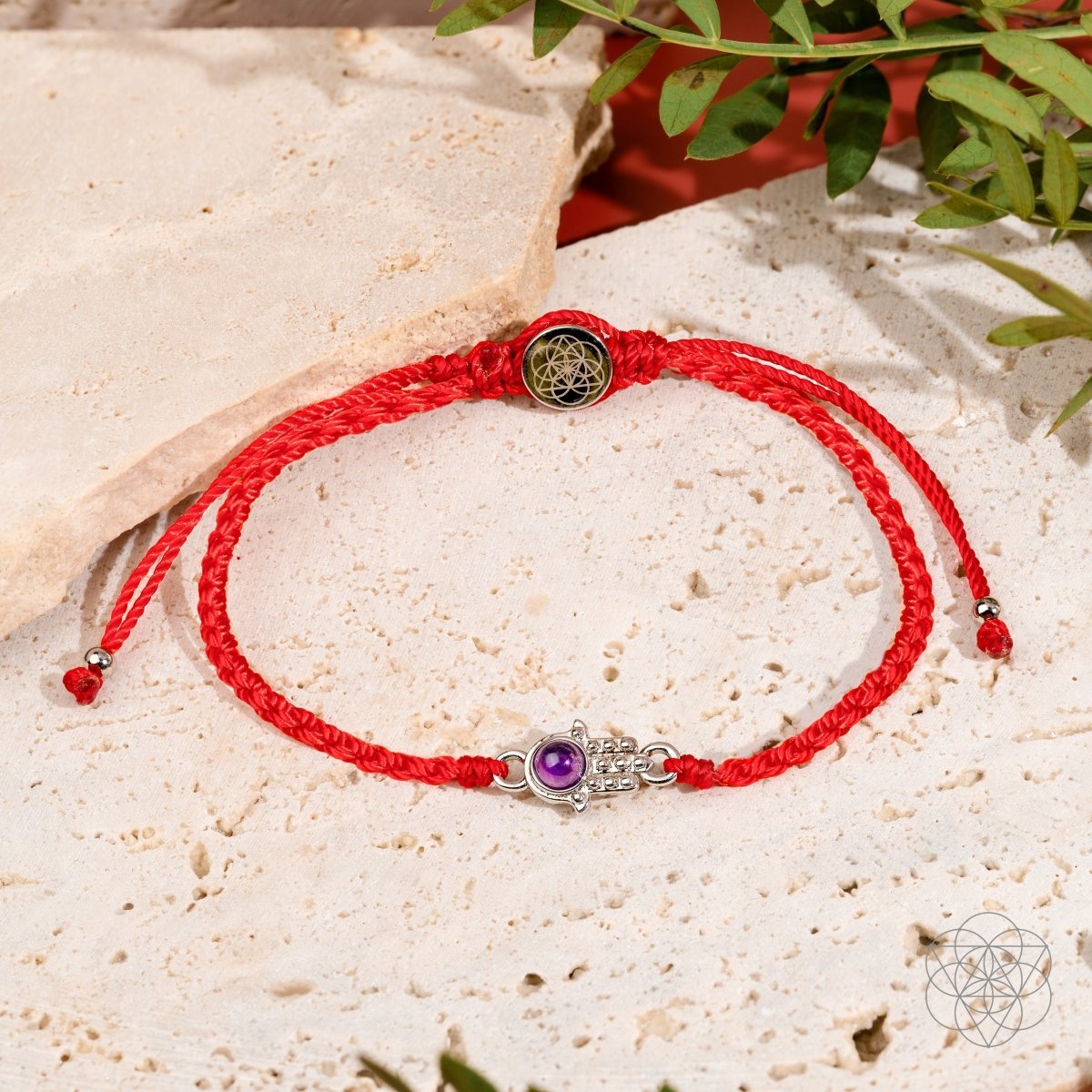 Hamsa Hand of Protection - Four - Strand Red String Bracelet - Pileggi on the Square Salon Powered by Gatto Salon Group