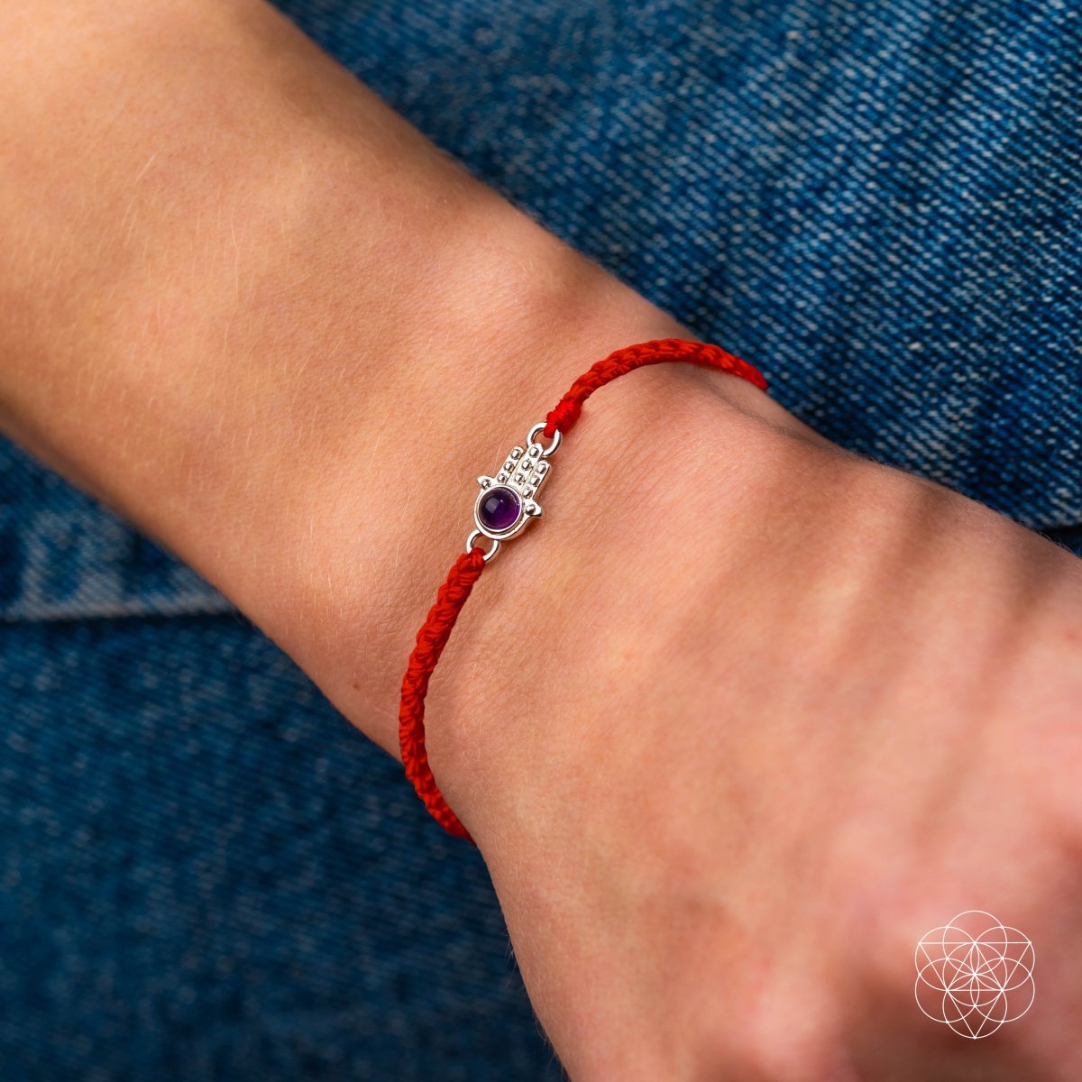 Hamsa Hand of Protection - Four - Strand Red String Bracelet - Pileggi on the Square Salon Powered by Gatto Salon Group