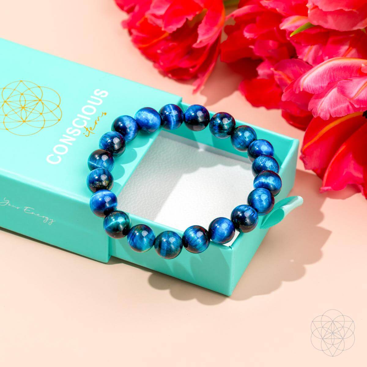 Hawk’s Focus – Royal Blue Tiger’s Eye Bracelet - Pileggi on the Square Salon Powered by Gatto Salon Group