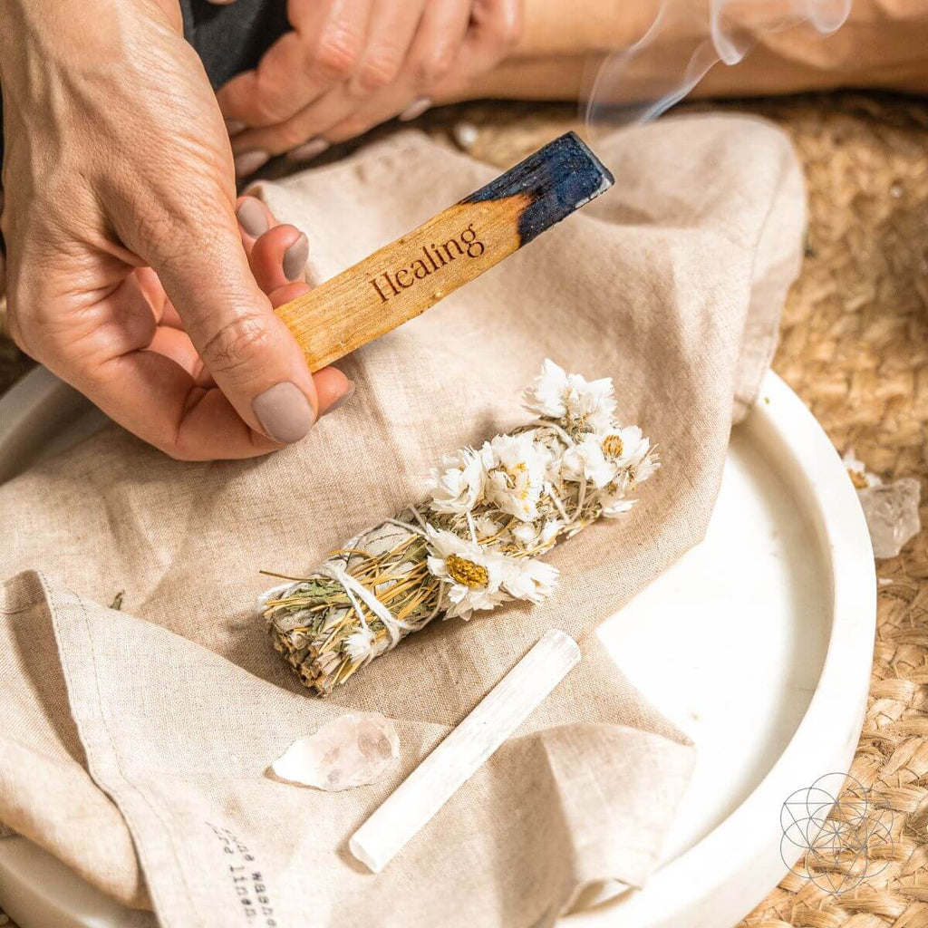 Heal My Heart - Holistic Healing Smudge Kit (5 pieces) - Pileggi on the Square Salon Powered by Gatto Salon Group