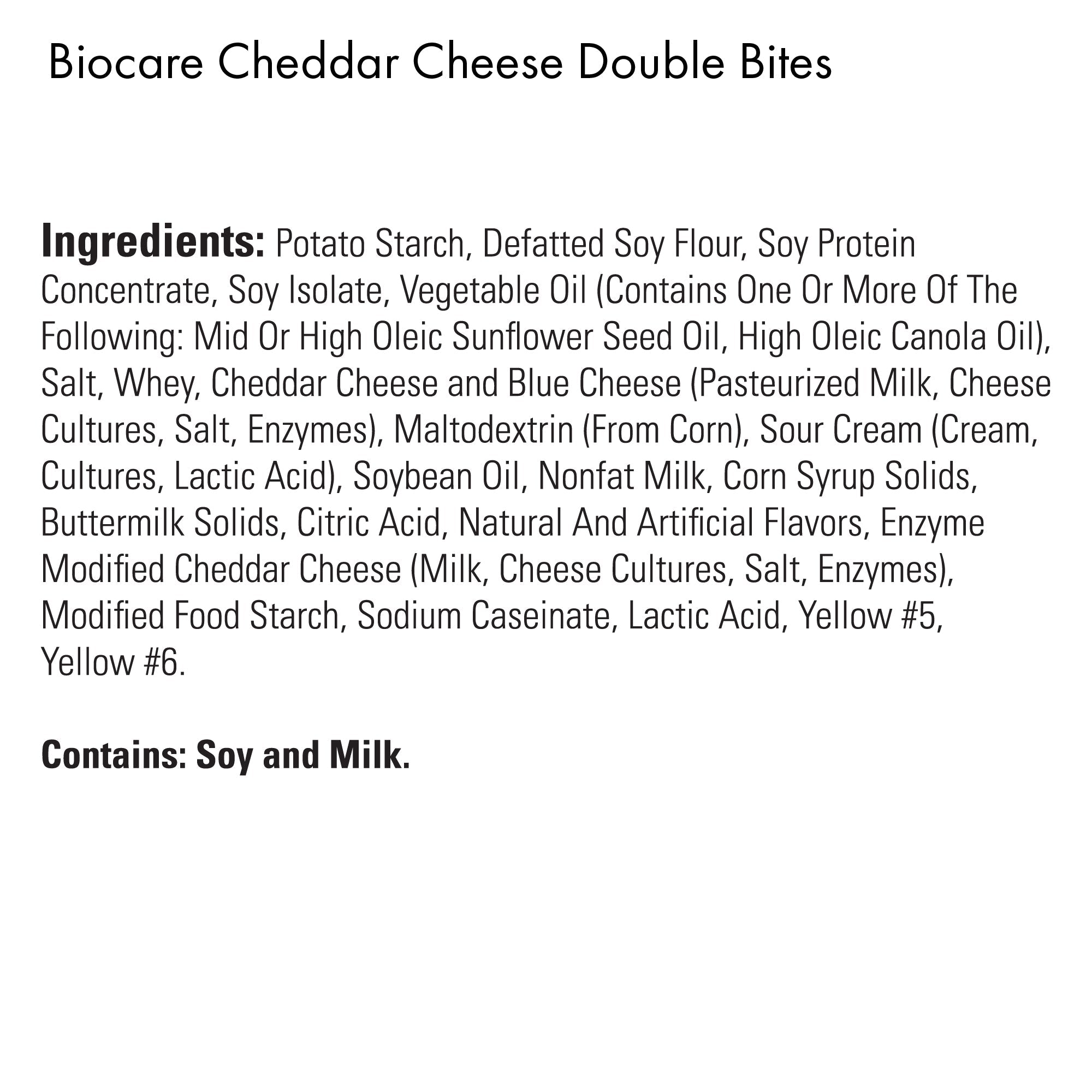 High Protein Cheddar Cheese Double Bites - Pileggi on the Square Salon Powered by Gatto Salon Group