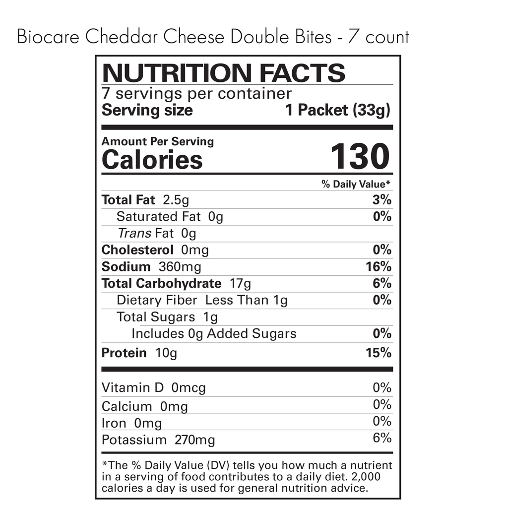 High Protein Cheddar Cheese Double Bites - Pileggi on the Square Salon Powered by Gatto Salon Group