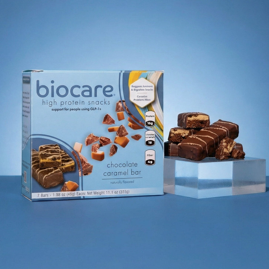 High Protein Chocolate Caramel Bar - Pileggi on the Square Salon Powered by Gatto Salon Group