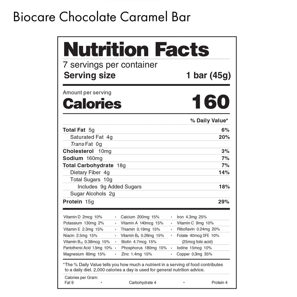 High Protein Chocolate Caramel Bar - Pileggi on the Square Salon Powered by Gatto Salon Group