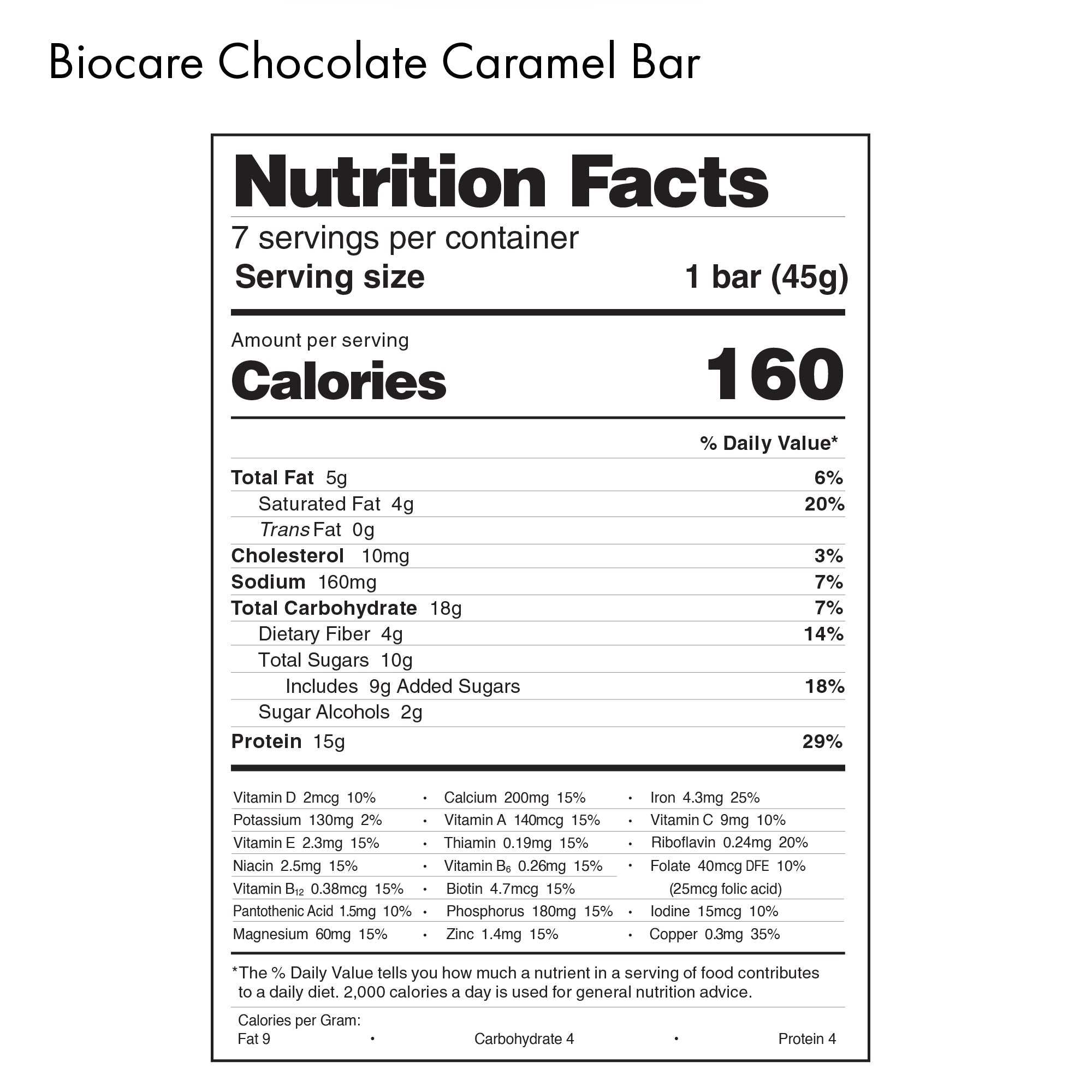 High Protein Chocolate Caramel Bar - Pileggi on the Square Salon Powered by Gatto Salon Group