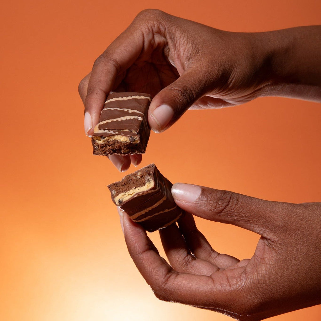 High Protein Chocolate Caramel Bar - Pileggi on the Square Salon Powered by Gatto Salon Group