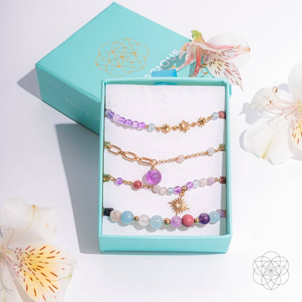 Holistic Healing - The Ultimate Bracelet Stack - Pileggi on the Square Salon Powered by Gatto Salon Group