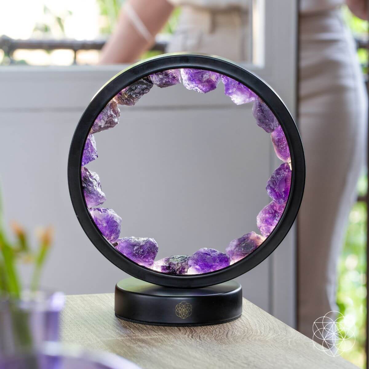 I Am At Peace - Spiritual Protection Amethyst Lamp - Pileggi on the Square Salon Powered by Gatto Salon Group