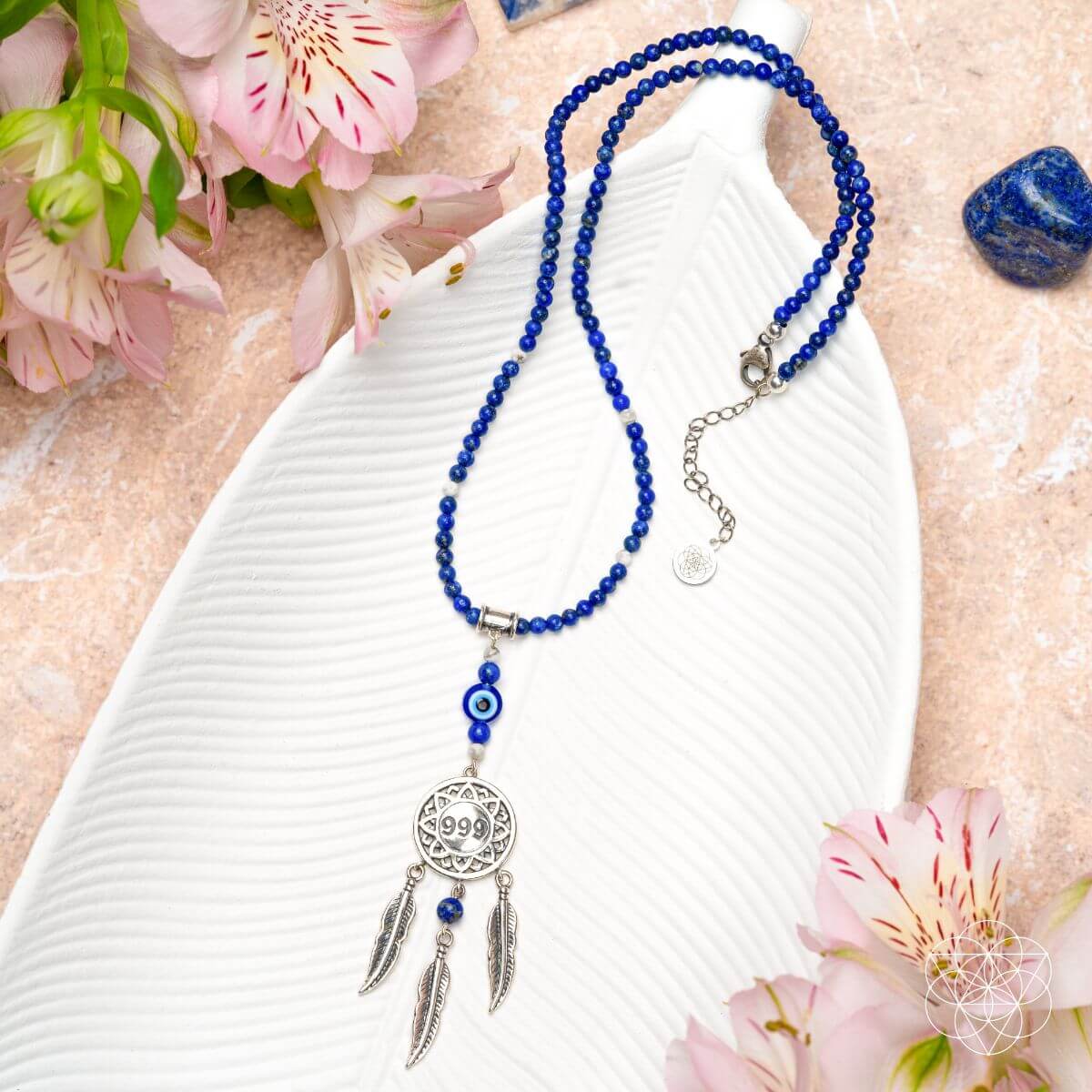 I Am Blessed - 999 Dream Catcher Necklace of Miracles - Pileggi on the Square Salon Powered by Gatto Salon Group