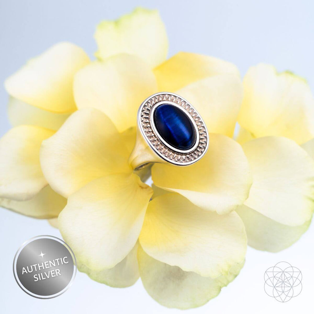 I Am Fearless: Dragon’s Eye Silver Ring of Protection - Pileggi on the Square Salon Powered by Gatto Salon Group