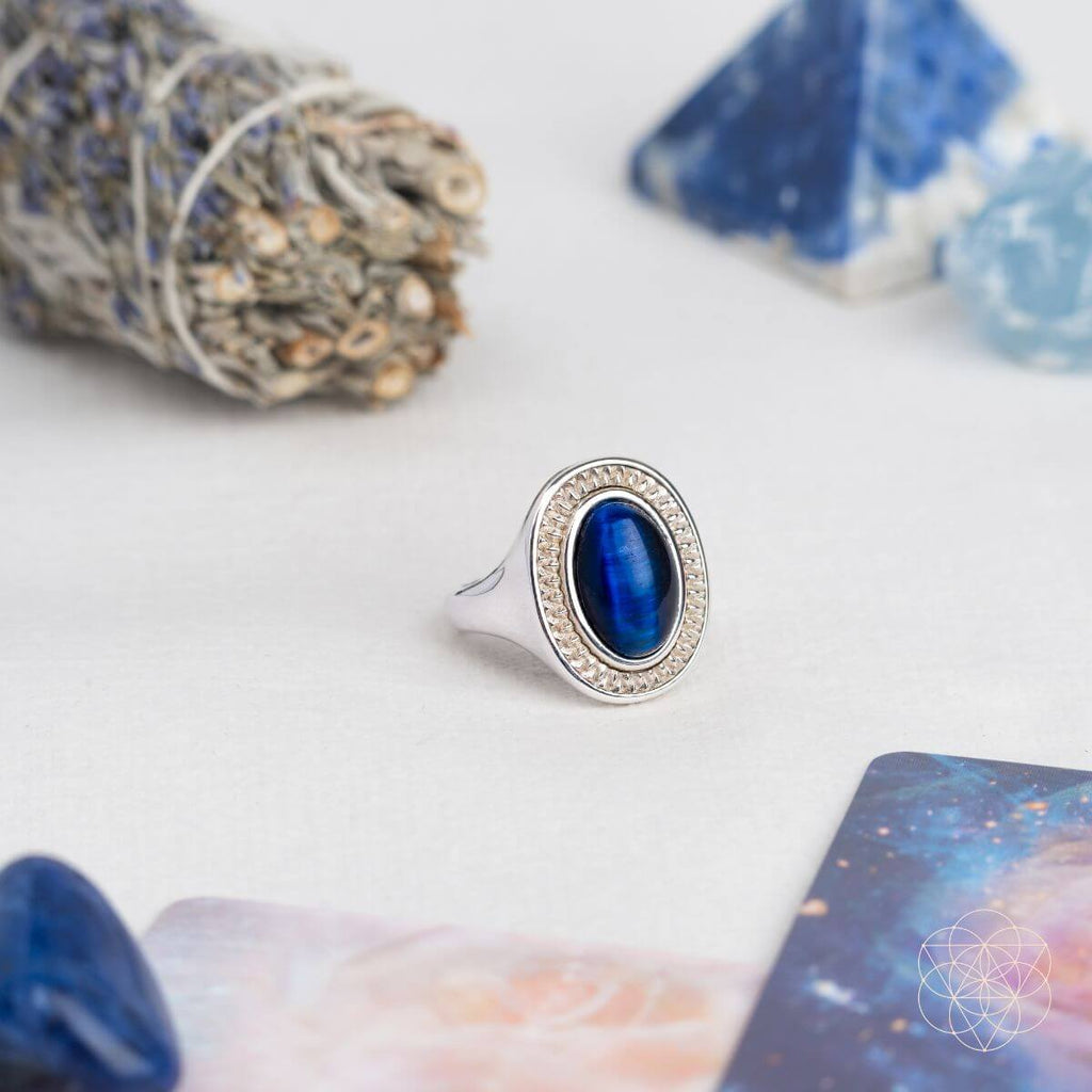 I Am Fearless: Dragon’s Eye Silver Ring of Protection - Pileggi on the Square Salon Powered by Gatto Salon Group