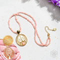 I Am Love - 333 Pink Opal Silver Necklace of True Love - Pileggi on the Square Salon Powered by Gatto Salon Group