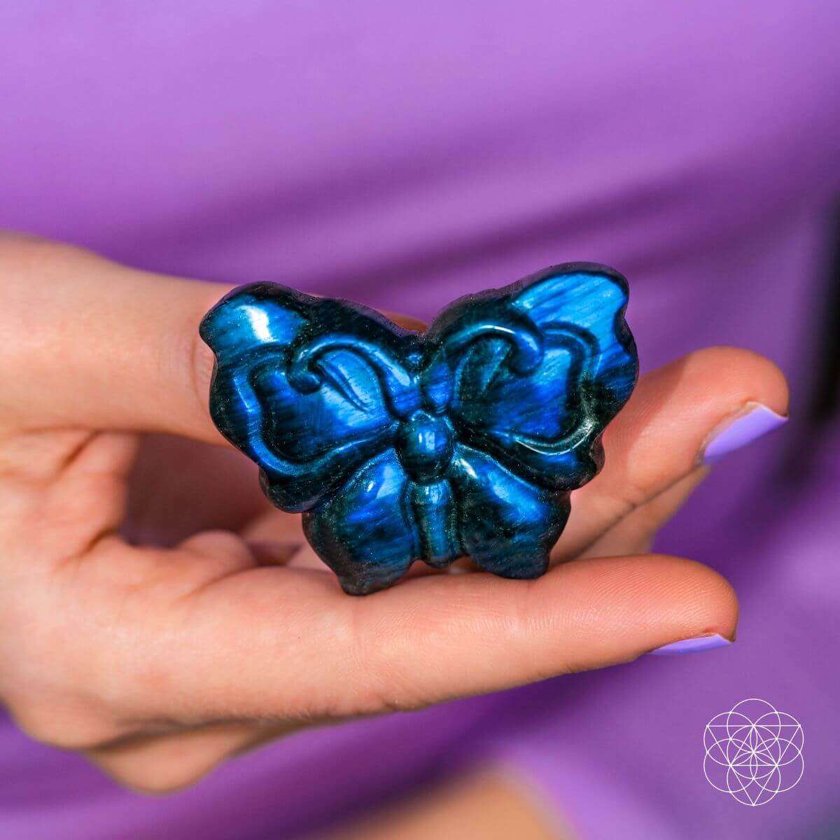 I Am Reborn - Labradorite Carving of Transformation - Pileggi on the Square Salon Powered by Gatto Salon Group