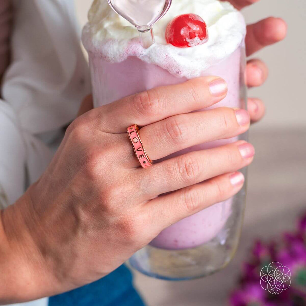 I Love My Life - Heart Awakening Pink Opal Ring - Pileggi on the Square Salon Powered by Gatto Salon Group