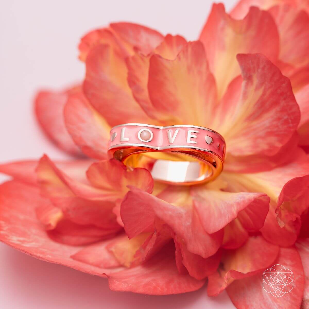 I Love My Life - Heart Awakening Pink Opal Ring - Pileggi on the Square Salon Powered by Gatto Salon Group