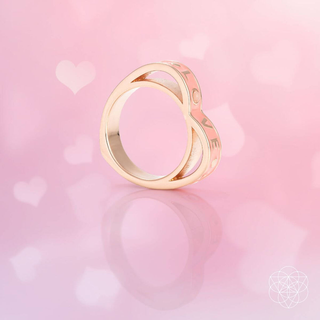 I Love My Life - Heart Awakening Pink Opal Ring - Pileggi on the Square Salon Powered by Gatto Salon Group