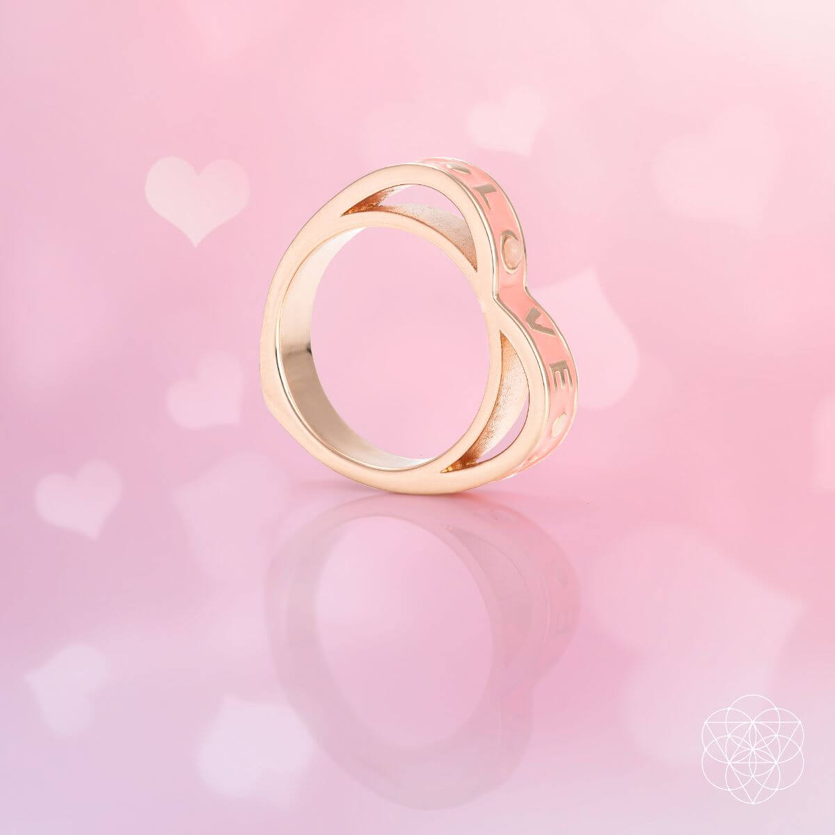 I Love My Life - Heart Awakening Pink Opal Ring - Pileggi on the Square Salon Powered by Gatto Salon Group