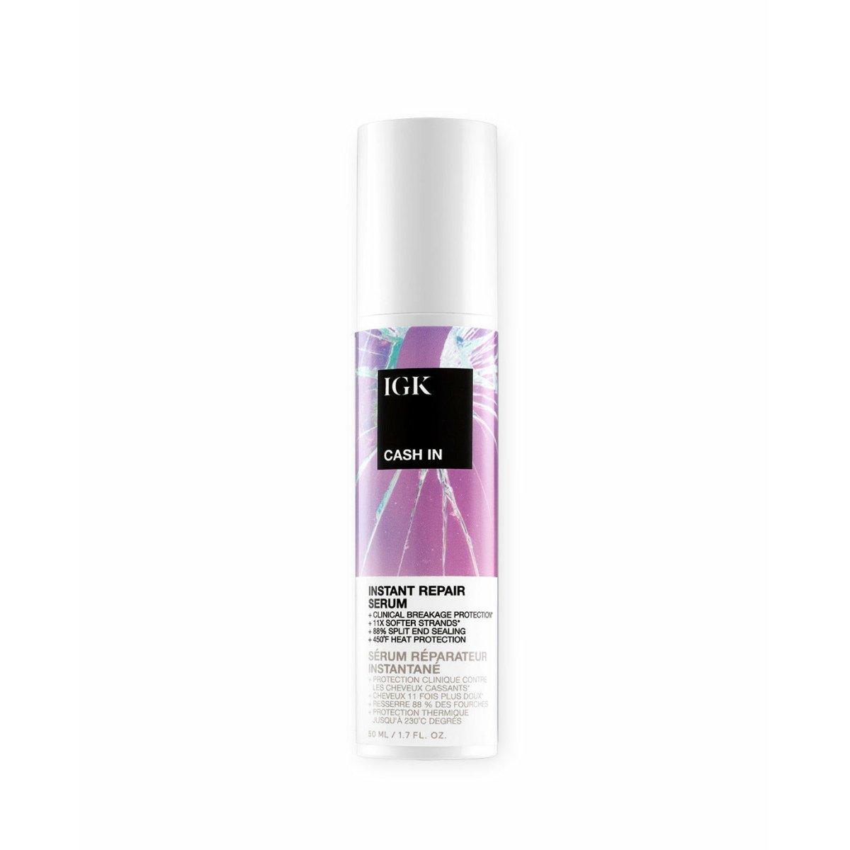 IGK Cash In Instant Repair Serum 1.5 oz - Pileggi on the Square Salon Powered by Gatto Salon Group