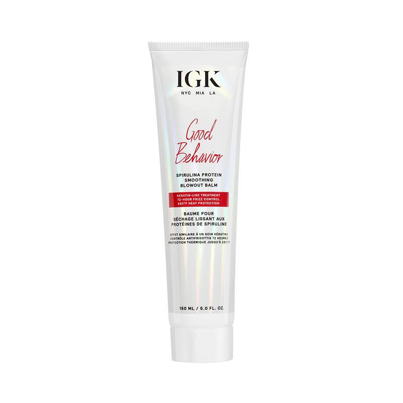 IGK GOOD BEHAVIOR Protein Smoothing Blowout Balm 5oz - Pileggi on the Square Salon Powered by Gatto Salon Group