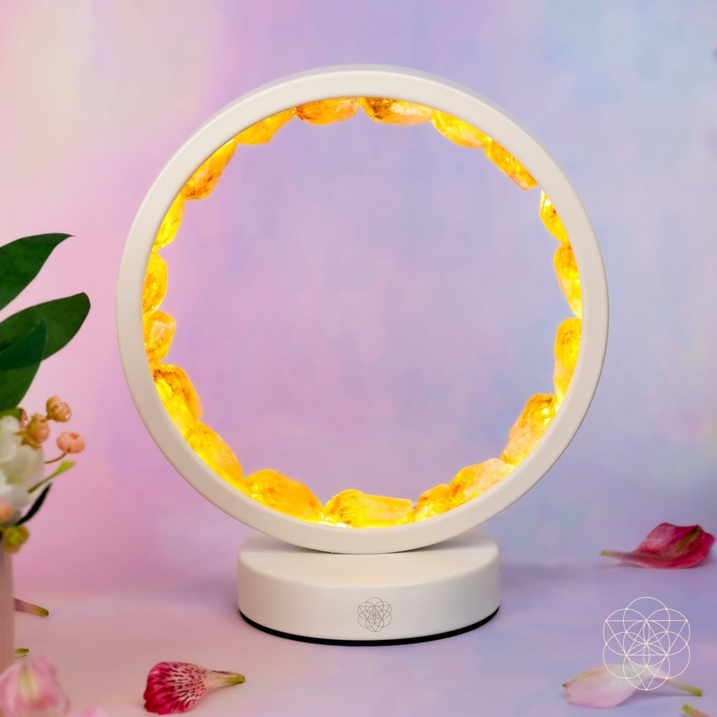Infinite Abundance: Citrine Lamp of Manifestation - Pileggi on the Square Salon Powered by Gatto Salon Group