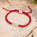 Infinite Prosperity - Eight - Strand Red String Bracelet - Pileggi on the Square Salon Powered by Gatto Salon Group