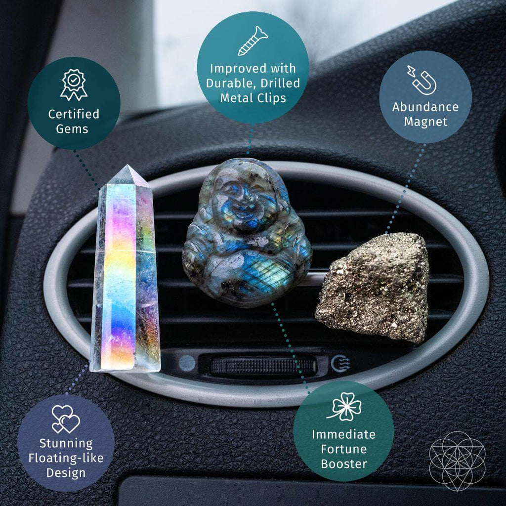 Joyous Traveler - Floating Crystal Car Kit - Pileggi on the Square Salon Powered by Gatto Salon Group