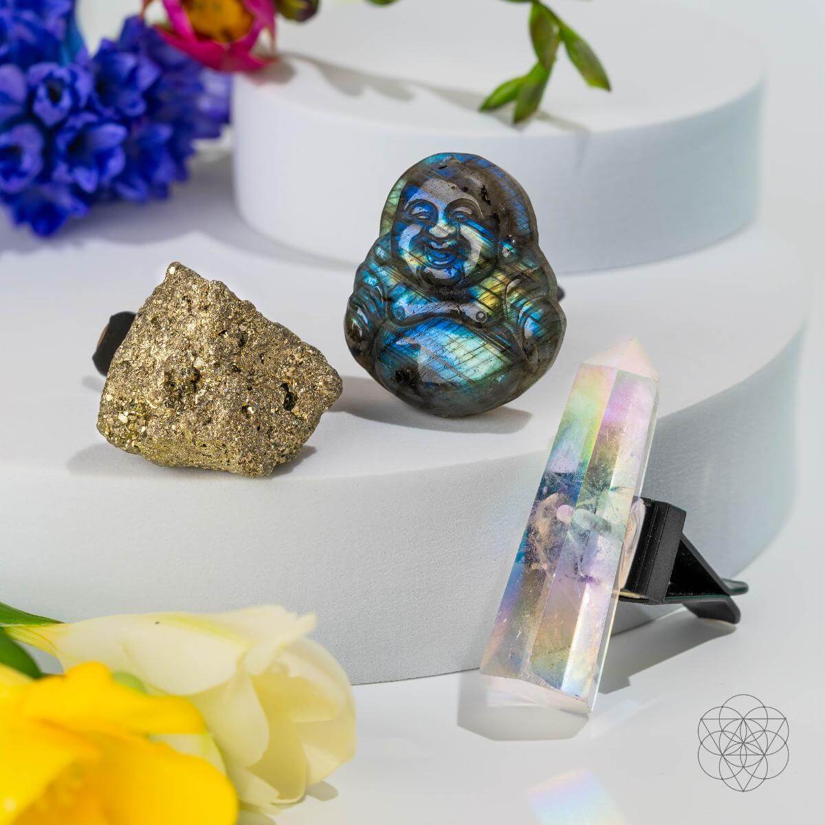 Joyous Traveler - Floating Crystal Car Kit - Pileggi on the Square Salon Powered by Gatto Salon Group