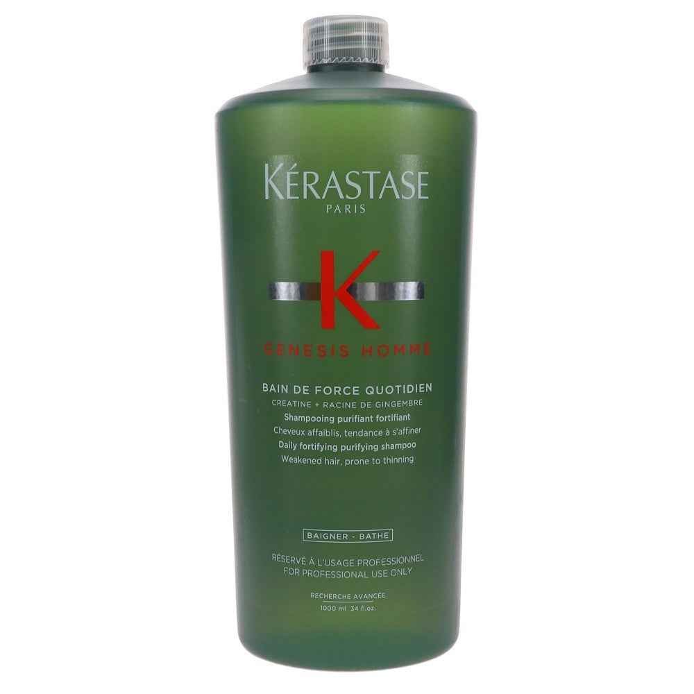 Kerastase Genesis Homme Bain De Force Quotidien Shampoo 33.8 Oz - Pileggi on the Square Salon Powered by Gatto Salon Group