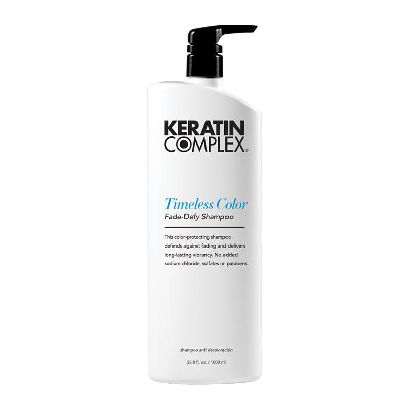 Keratin Complex Timeless Color Fade - Defy Shampoo, 33.8 oz - Pileggi on the Square Salon Powered by Gatto Salon Group