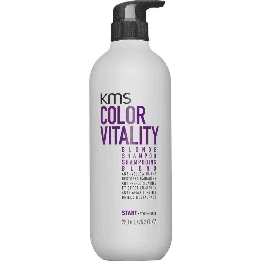 KMS ColorVitality Blonde Shampoo 750ml/25.3oz - Pileggi on the Square Salon Powered by Gatto Salon Group