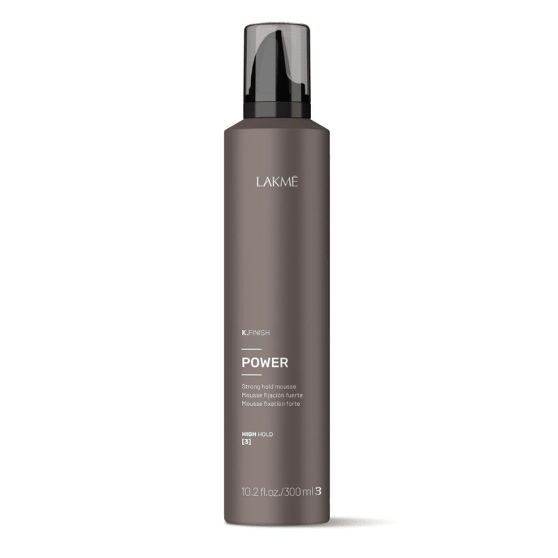 Lakme K Finish Power Strong Hold Mousse 10.2oz - Pileggi on the Square Salon Powered by Gatto Salon Group