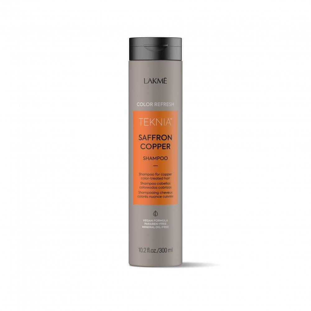 Lakme Teknia Safron Copper Refresh Shampoo 10.2 oz - Pileggi on the Square Salon Powered by Gatto Salon Group